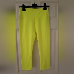 Active USA Kids Neon Yellow Leggings